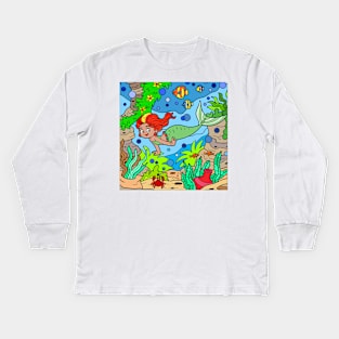 Mermaids 12 (Style:1) Kids Long Sleeve T-Shirt